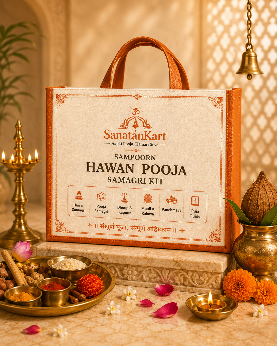 Traditional sampooran Hawan Samagri Kit