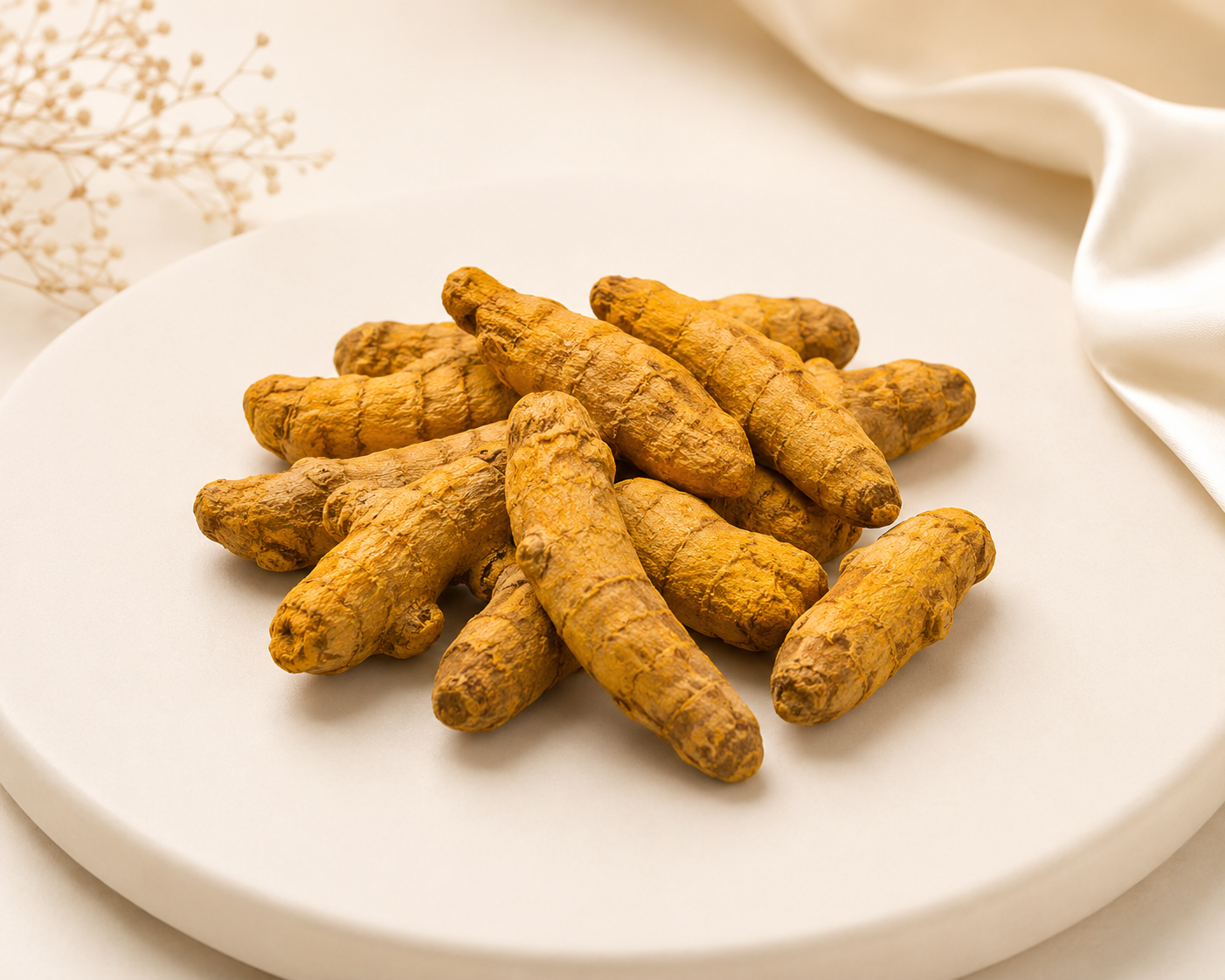 Haldi Ganth for Pooja | Whole Turmeric Root for Religious Rituals & Worship