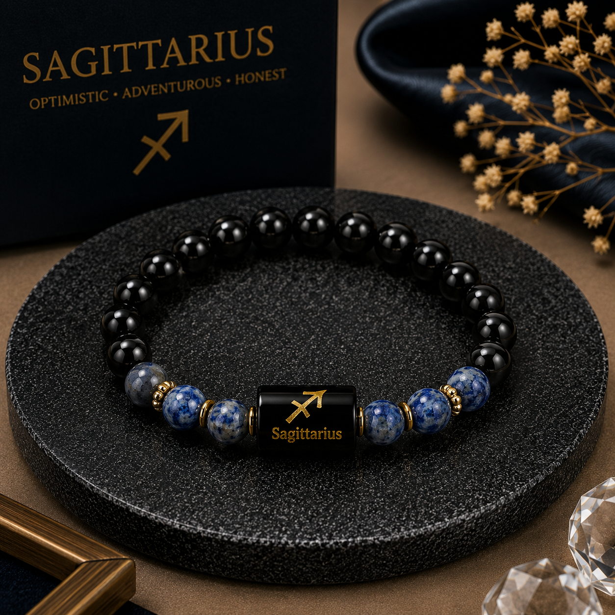 Sagittarius (धनु) Zodiac Bracelet – Luck, Growth & Adventure