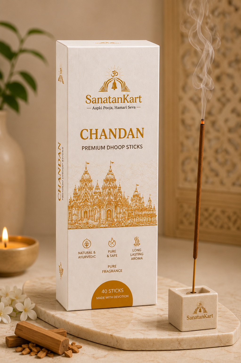 Chandan (premium dhoop sticks)