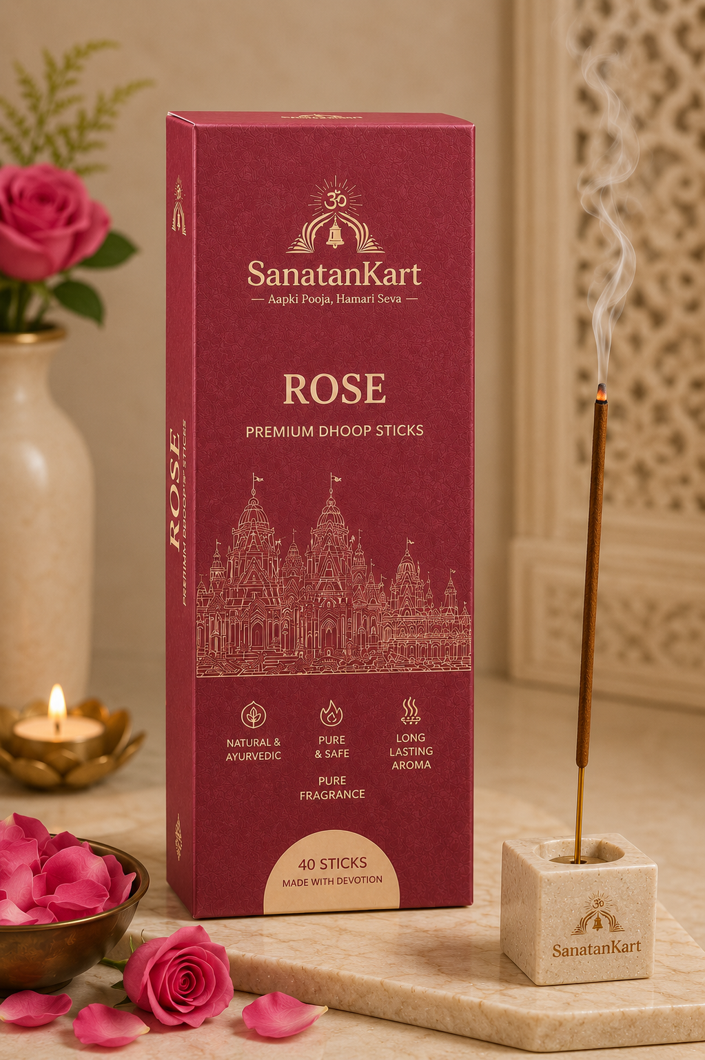 Rose (premium dhoop sticks)