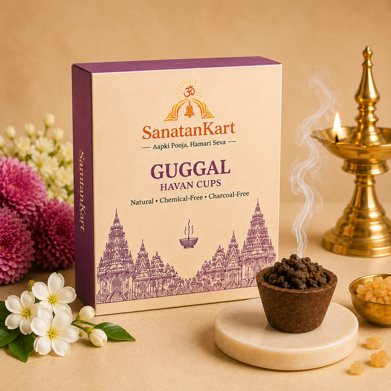 Premium Guggal Havan cups