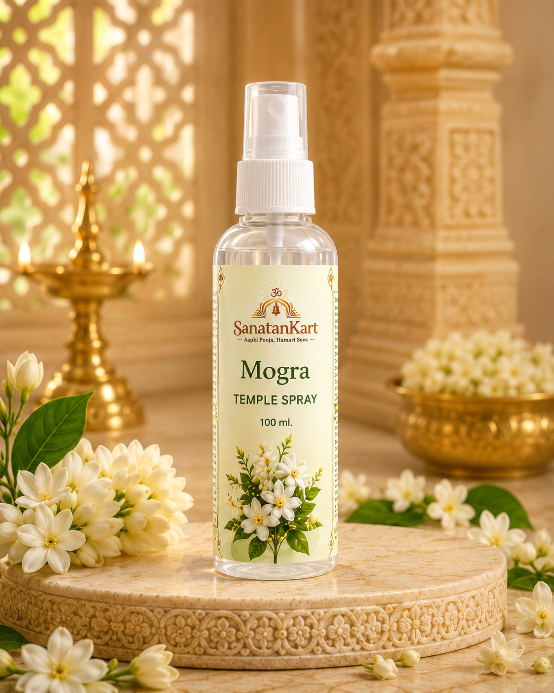 Mogra Temple Attar Spray