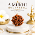 5 Mukhi Rudraksha | Natural Divine Rudraksha Bead for Peace & Spiritual Growth