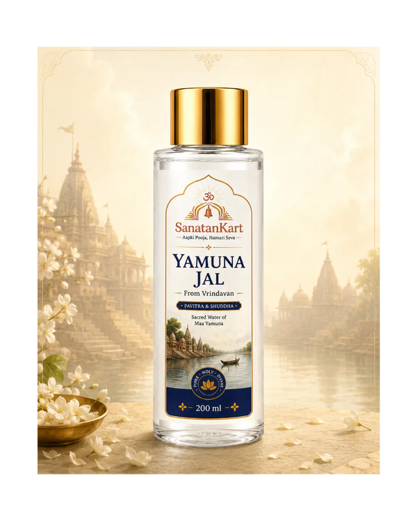 Yamuna Jal from Vrindavan | Sacred Yamuna Water for Puja