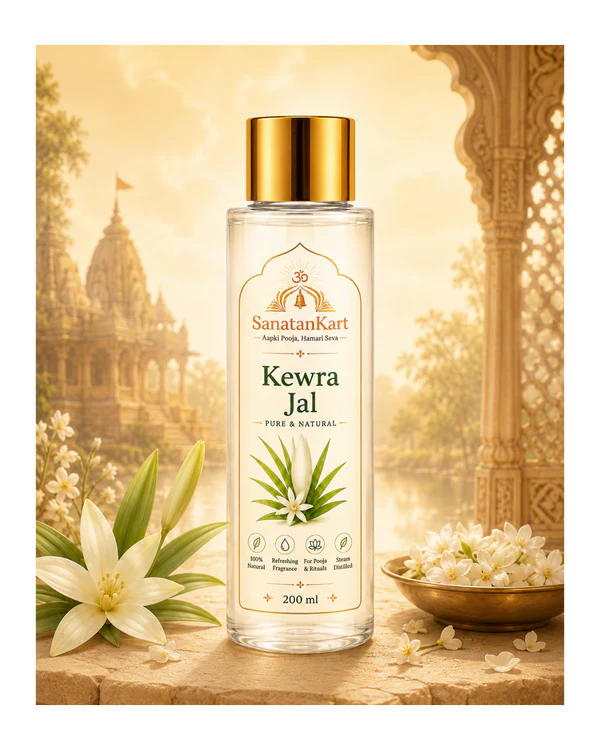 Kewra Jal for Pooja | Pure Kewra Water for Rituals, Abhishek & Devotional Use