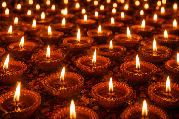 Diyas,Cotton Wicks & Kapoor