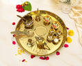 Brass Aaradhya Pooja Thali Set