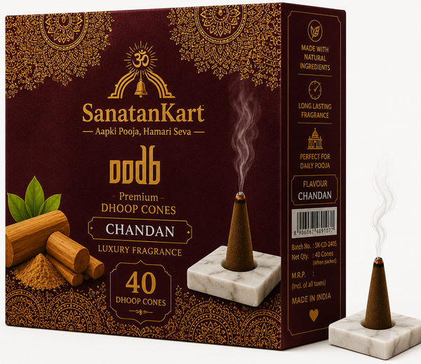 Premium Chandan Fragrance Dhoop Cones