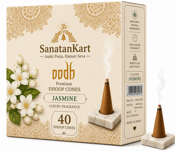 Premium jasmine Fragrance Dhoop Cones