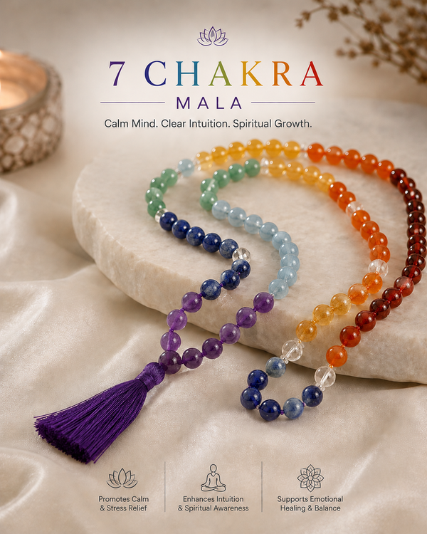 7 Chakra Mala with Certificate