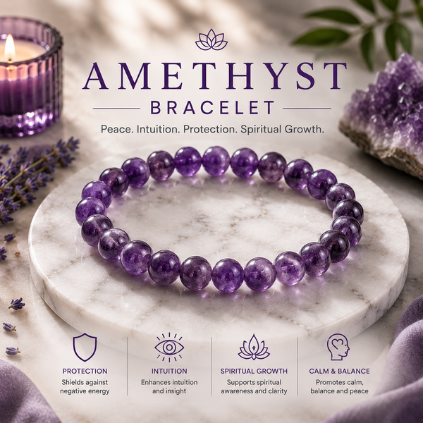 Authentic Amethyst Mystic Bracelet
