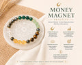 100% Natural Money Magnet Bracelet | Premium Unpolished Crystal Bracelet for Wealth, Abundance & Positive Energy