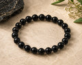 100% Natural Black Obsidian (Karungali) Bracelet | Premium Protection Crystal Bracelet for Daily Wear