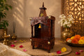 Wooden Wall-Mounted Puja Temple pure sessame