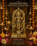 Ram Lalla Blessing Brass Idol – Pure Brass Handcrafted Murti