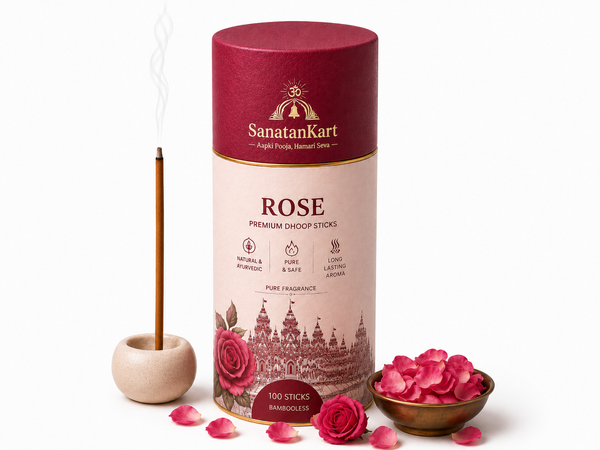 Premium Rose incense Sticks (Bamboo less)