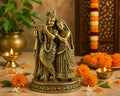 Radha Krishna Brass Idol  – Pure Brass Handcrafted Murti