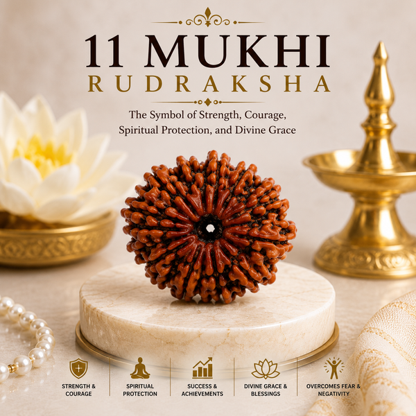 11 Mukhi Lab Tested Certified Rudraksha