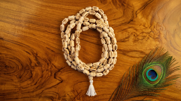 108+1 Tulsi Japa Mala medium Beads japa mala