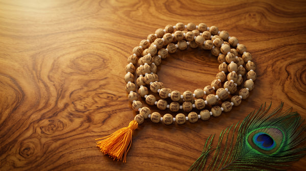 Radha Krishna Tulsi Japa Mala 108+1 Beads