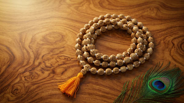 Radha Krishna Tulsi Japa Mala 108+1 Beads