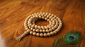 Big Size Beads Brown Japa Mala 13,14mm Beads Size (Brown Coloured by Original Ghee)